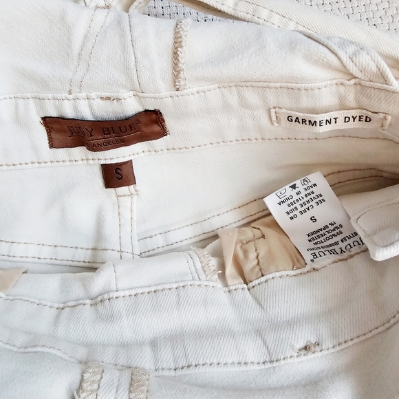 Judy Blue Garment Dyed Straight Leg Cuffed Hem Overalls Jumper Size Small New - Picture 11 of 14